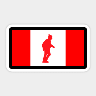 "Canadian" Flag Sticker